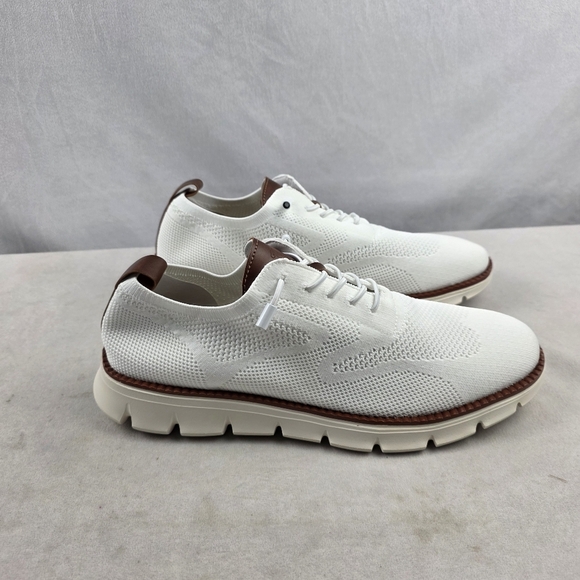 NIB Breeze Orthepedic Toe Box Lighweight Anti Sweat Fabric White Shoes Size 11 - Picture 5 of 8